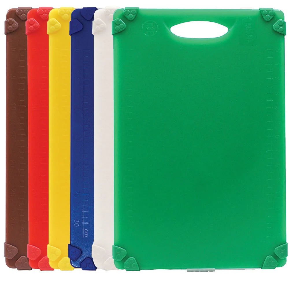 Solutions Kitchen Cutting Board Set w/ (6) Boards - 12" x 18", Assorted Colors