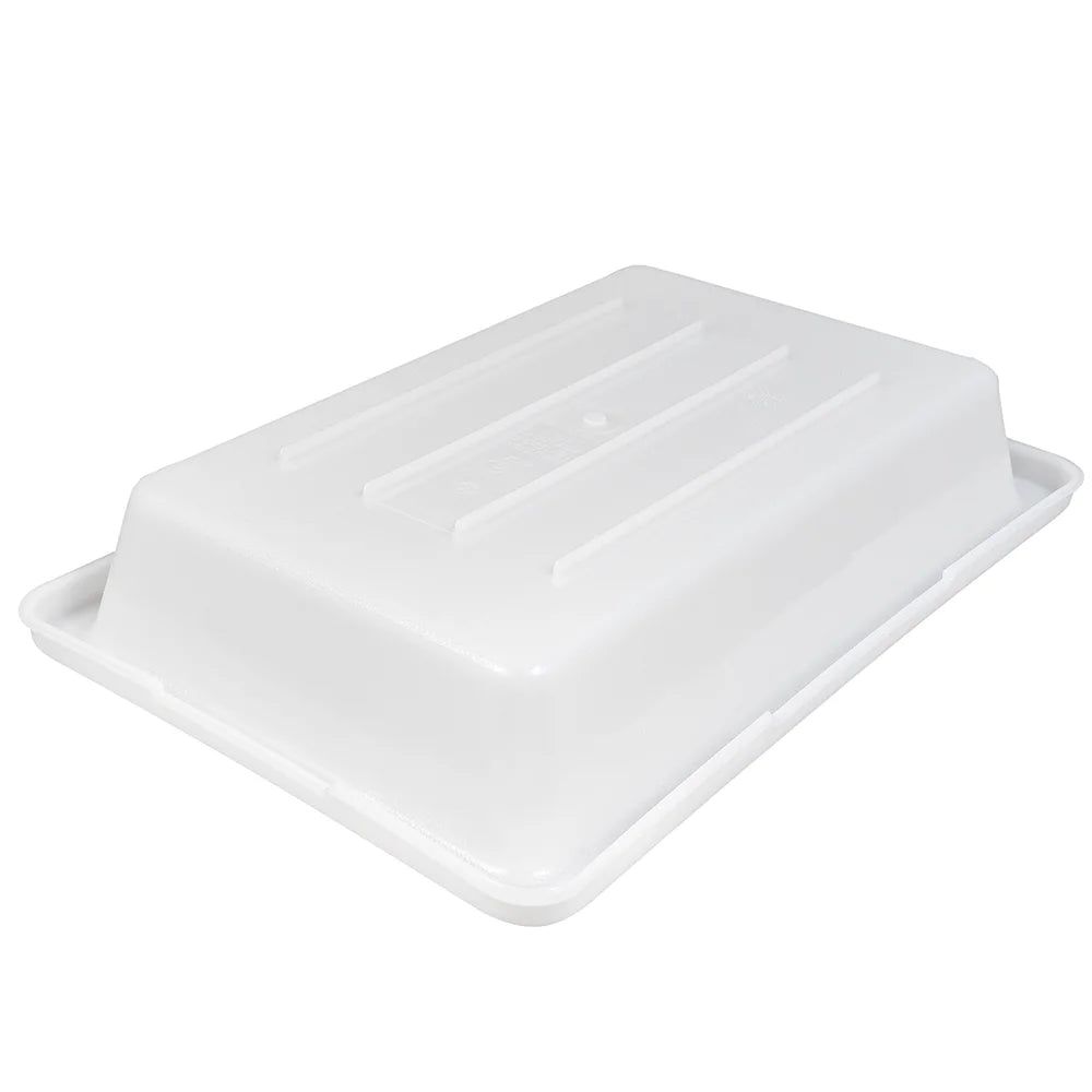 Solutions Kitchen 2 gal Food/Tote Box - 18x12x3 1/2" White Poly