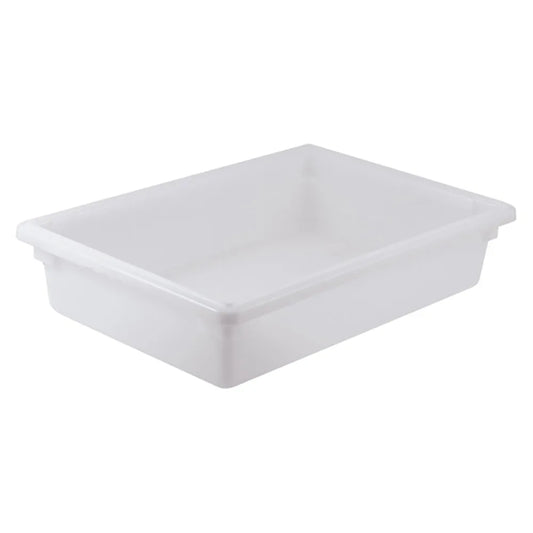 Solutions Kitchen 9 gal Food Storage Box - 18" x 26" x 6", Polypropylene, White