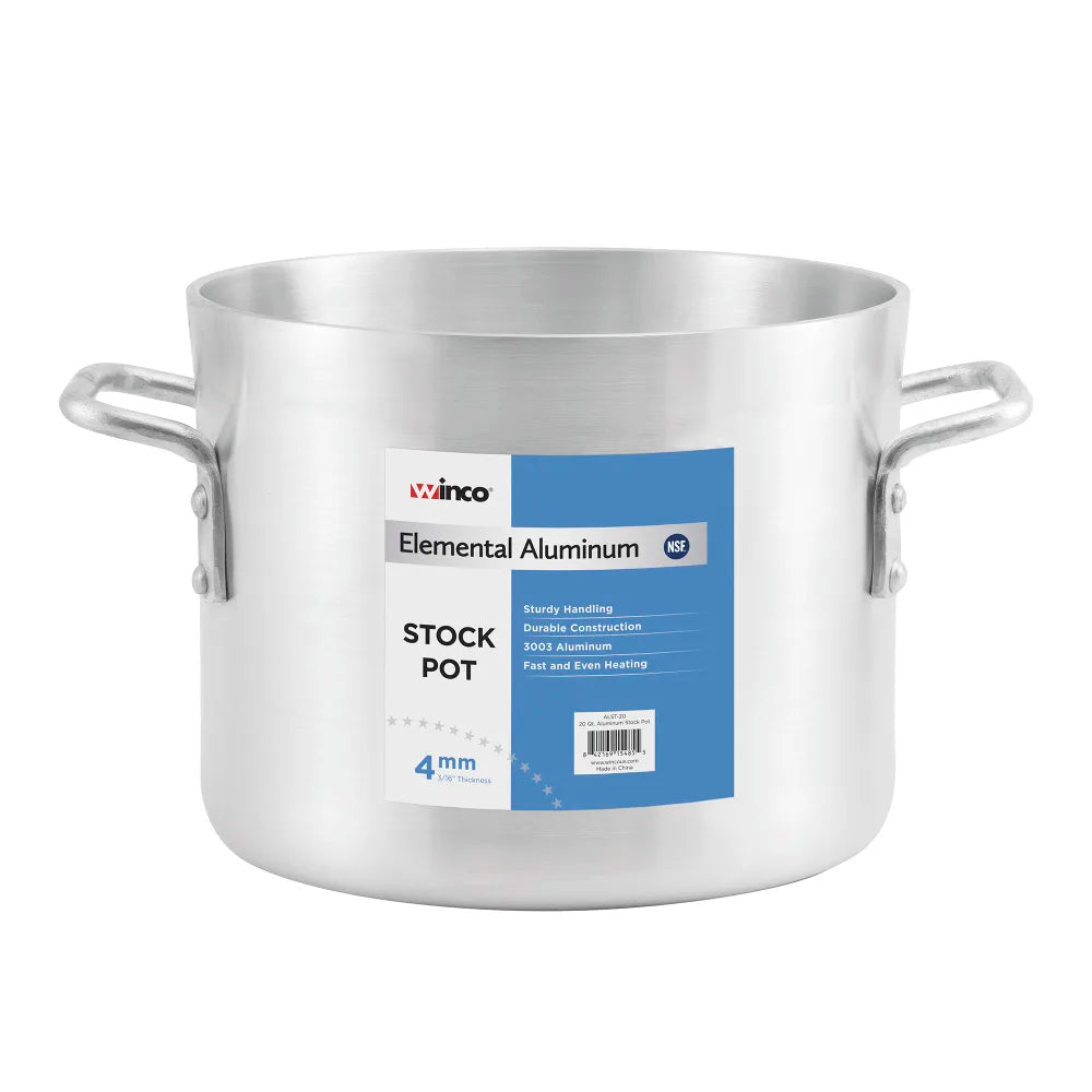 Solutions Kitchen 20 qt Aluminum Stock Pot