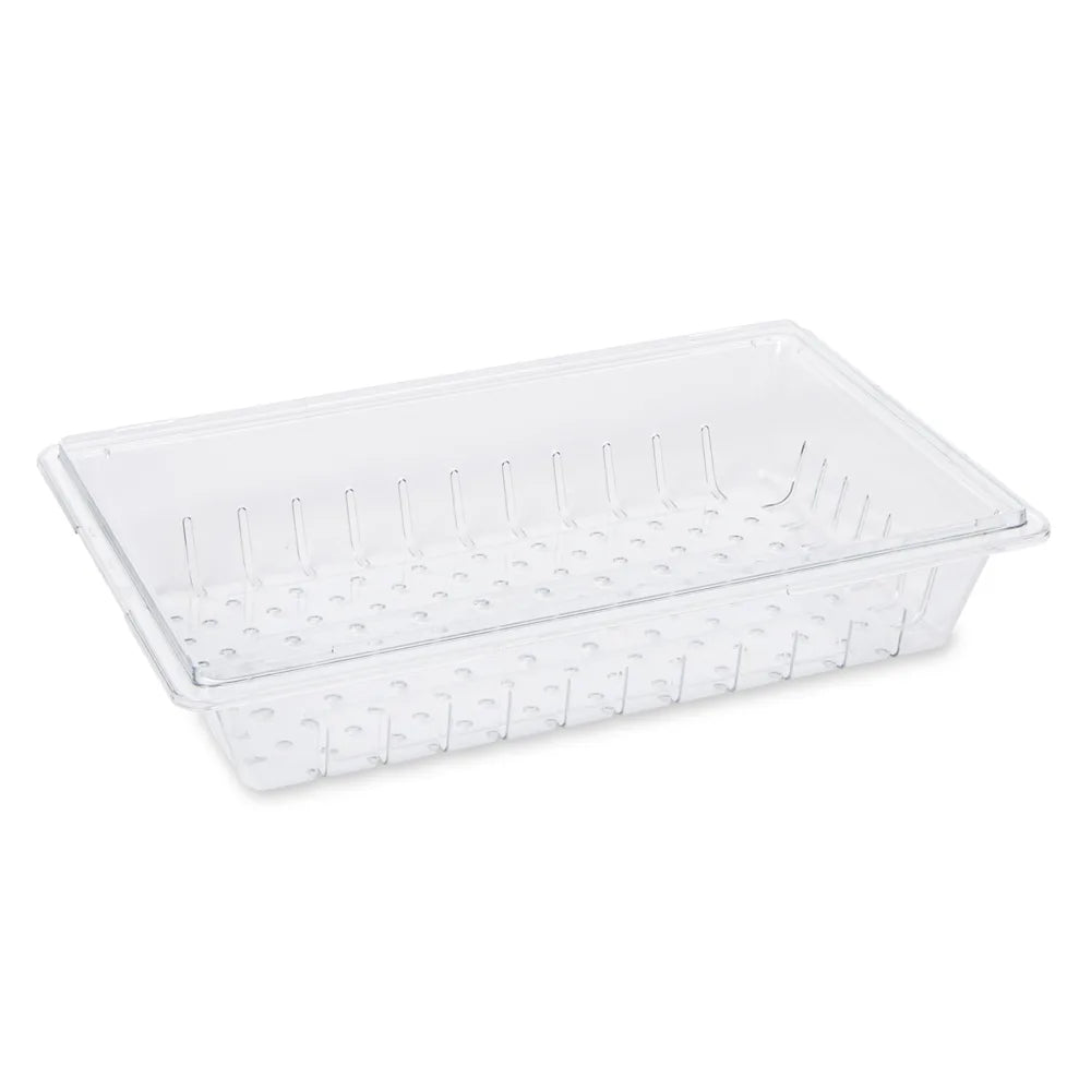 Solutions Kitchen Colander/Drain Tray - Fits 26x18x5" Food/Tote Box, Clear