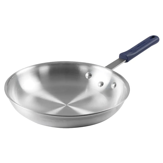 Solutions Kitchen 12" Aluminum Frying Pan w/ Solid Silicone Handle