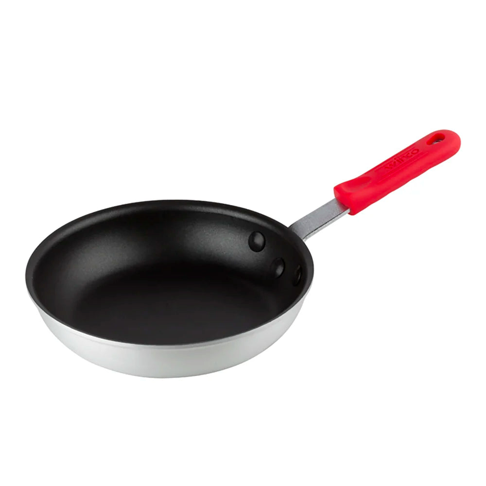 Solutions Kitchen 8" Non Stick Aluminum Frying Pan w/ Solid Silicone Handle