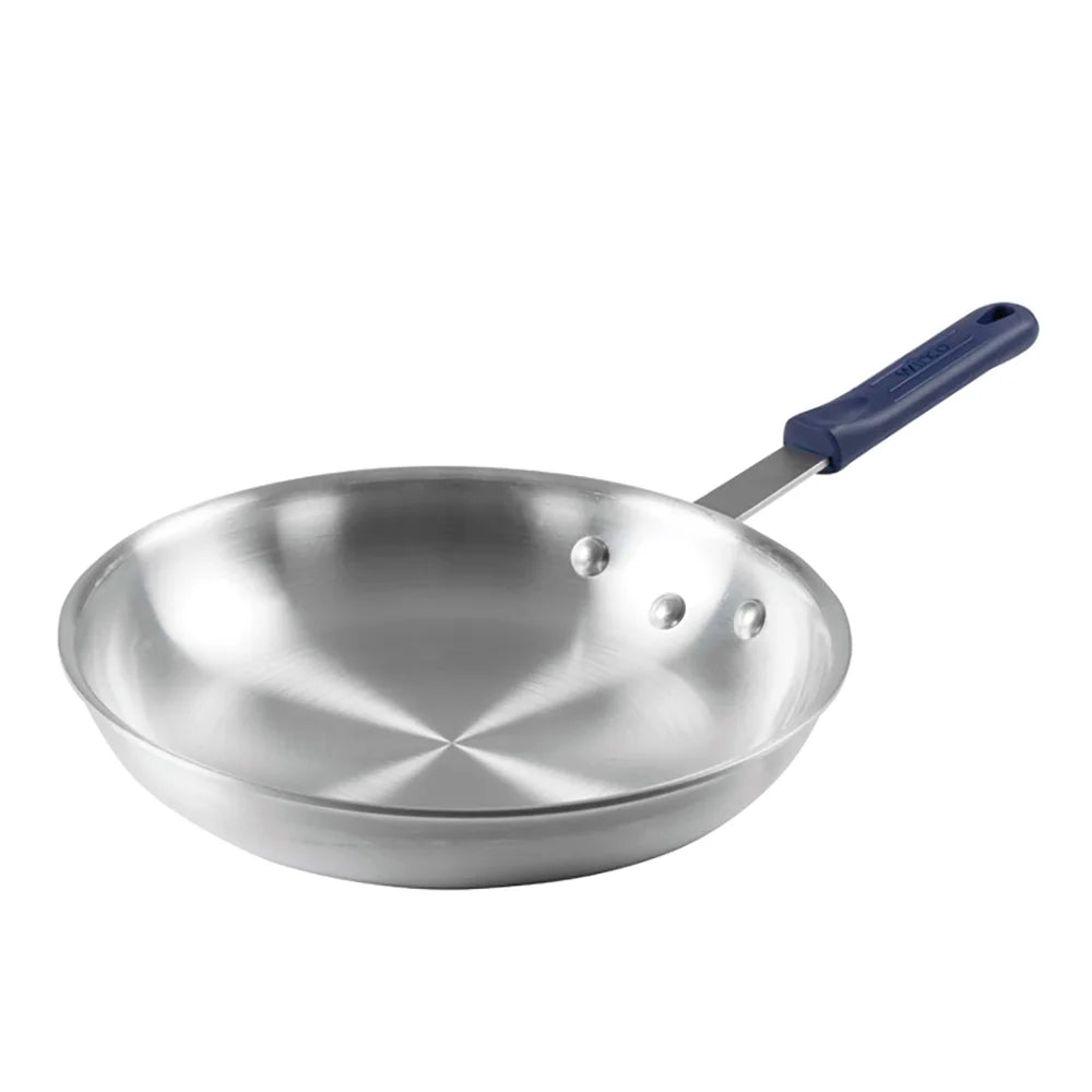 Solutions Kitchen 14" Aluminum Frying Pan w/ Solid Silicone Handle