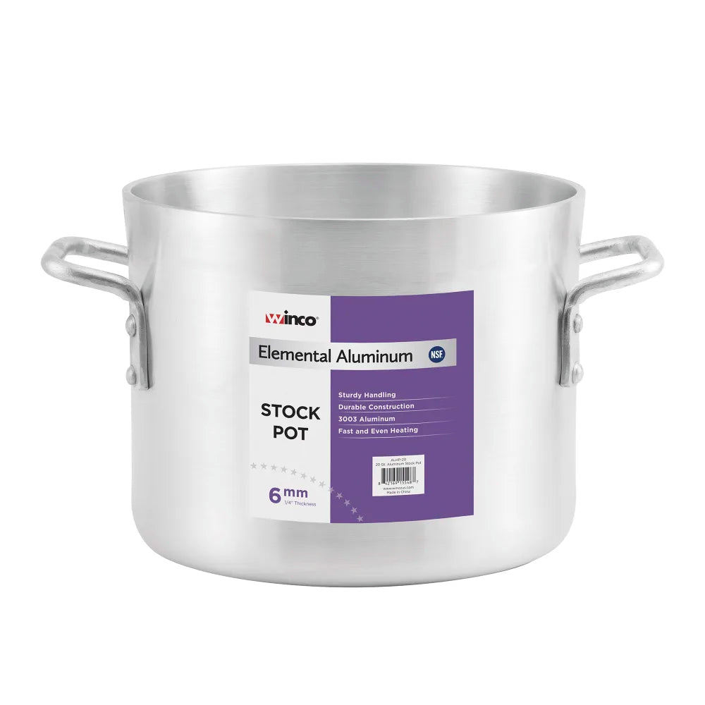 Solutions Kitchen 12 qt Aluminum Stock Pot