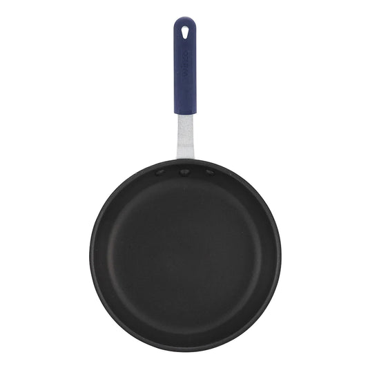 Solutions Kitchen 12" Aluminum Frying Pan w/ Solid Silicone Handle