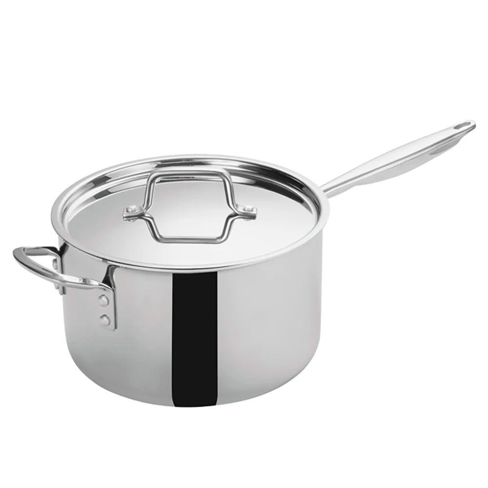 Solutions Kitchen 7 qt Stainless Steel Saucepan w/ Hollow Metal Handle