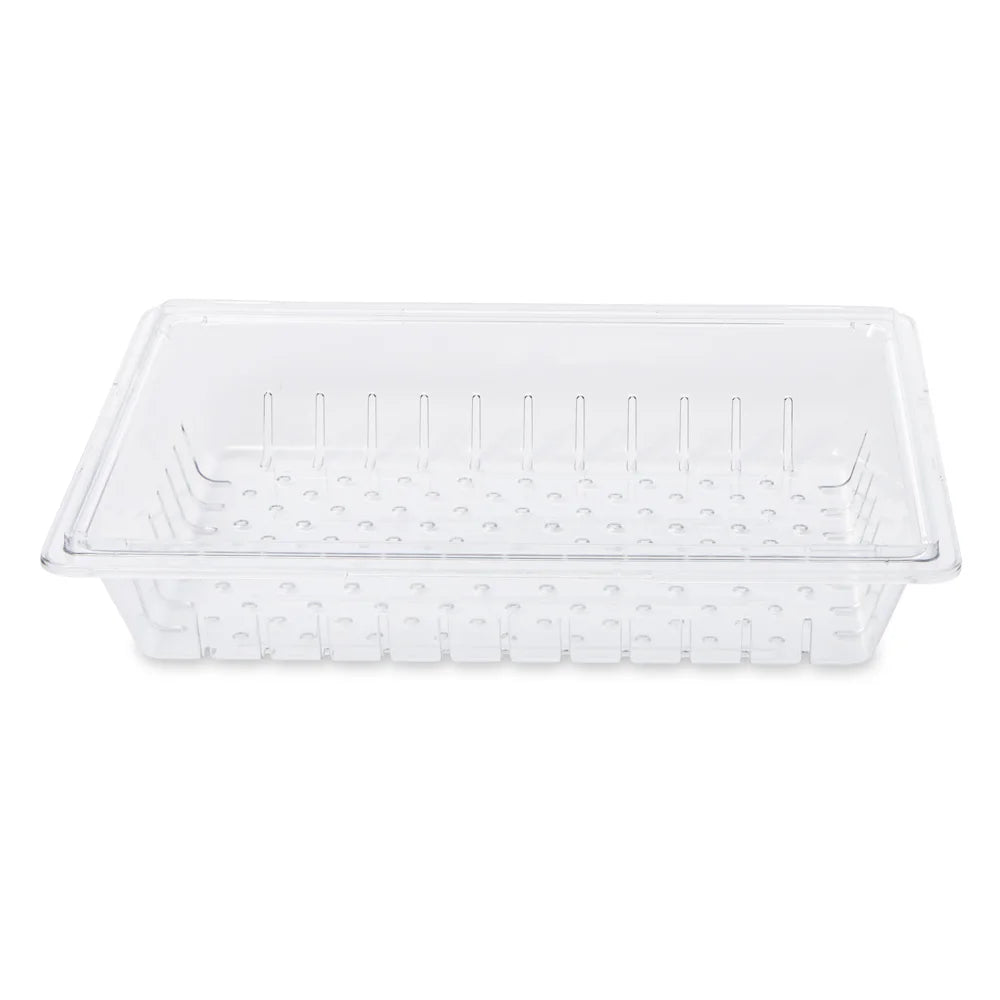 Solutions Kitchen Colander/Drain Tray - Fits 26x18x5" Food/Tote Box, Clear