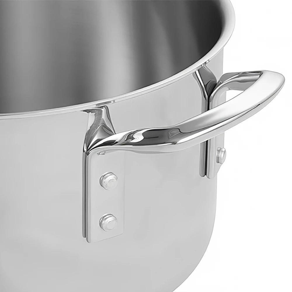 Solutions Kitchen 4 1/2 qt Stainless Steel Stock Pot w/ Cover - Induction Ready