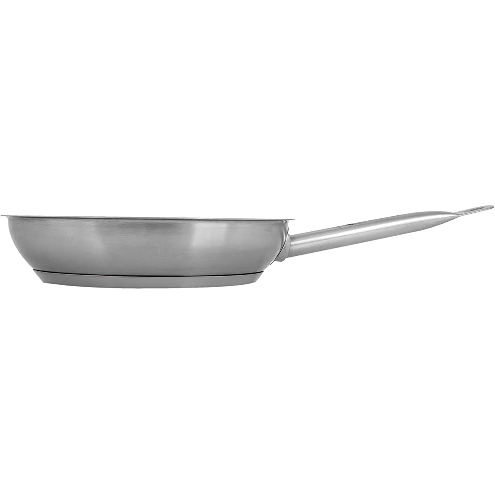 Solutions Kitchen 9 1/2"Stainless Steel Frying Pan w/ Hollow Metal Handle - Induction Ready