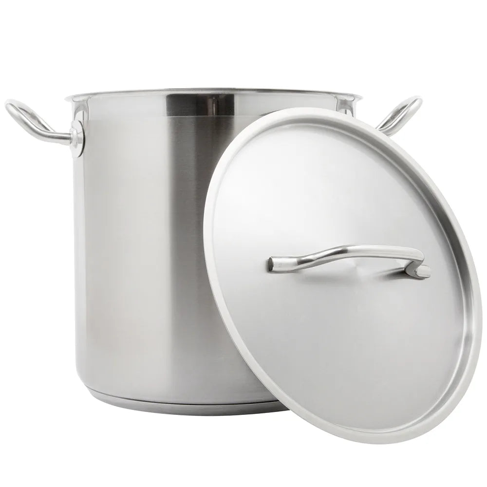 Solutions Kitchen 11 qt Stainless Steel Stock Pot w/ Cover - Induction Ready