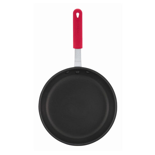 Solutions Kitchen 14" Non Stick Aluminum Frying Pan w/ Solid Silicone Handle