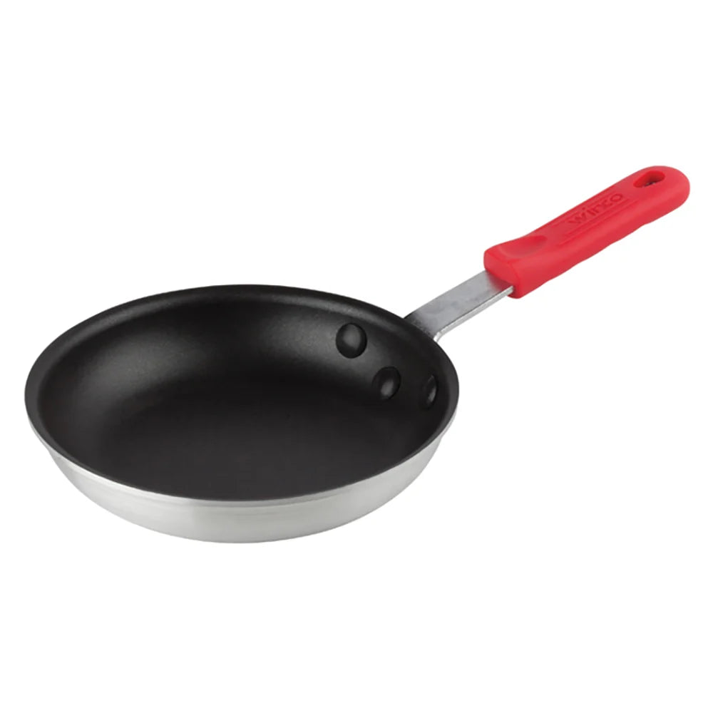 Solutions Kitchen 7" Non Stick Aluminum Frying Pan w/ Solid Silicone Handle