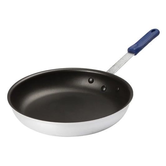 Solutions Kitchen 14" Aluminum Frying Pan w/ Solid Silicone Handle