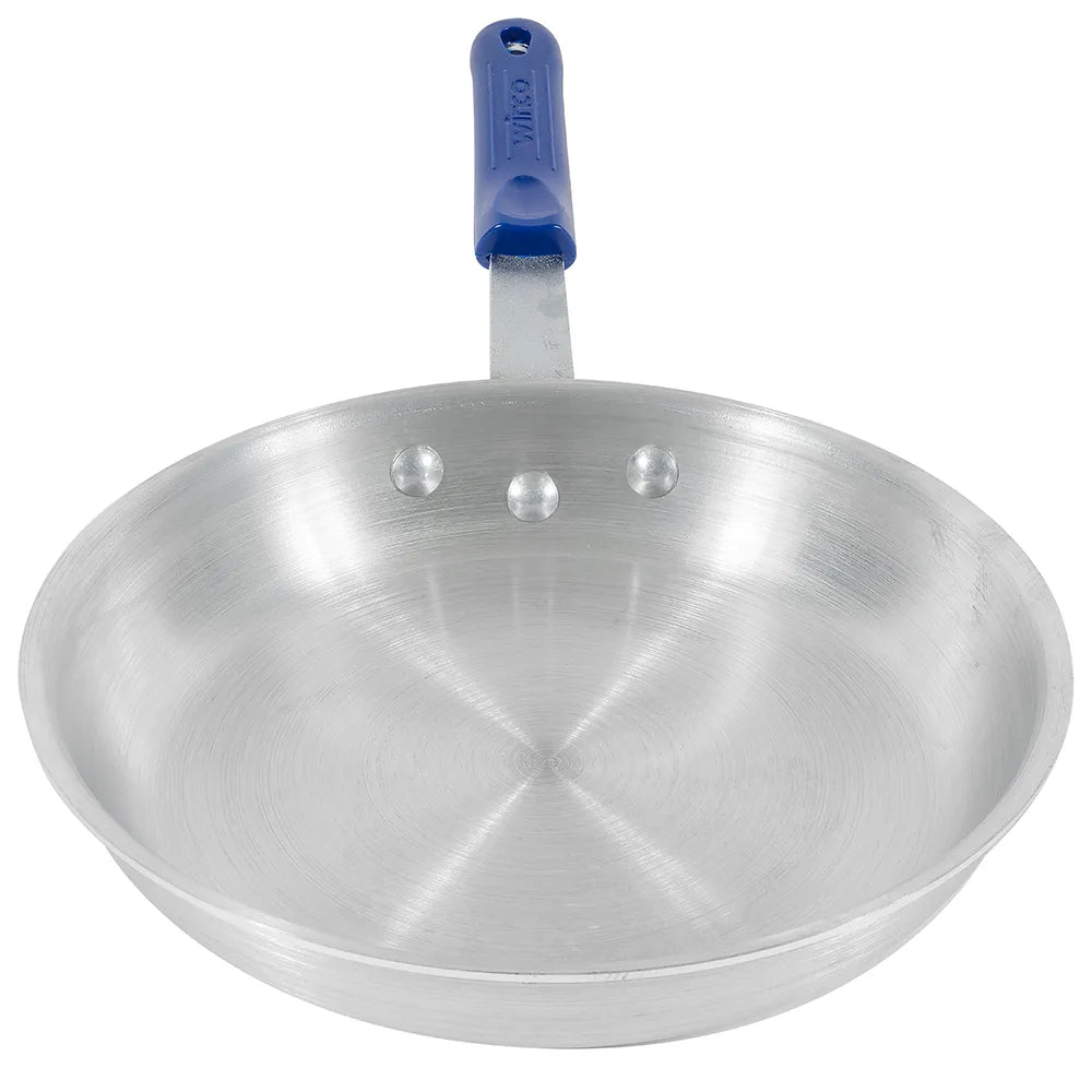 Solutions Kitchen 10" Aluminum Frying Pan w/ Solid Silicone Handle