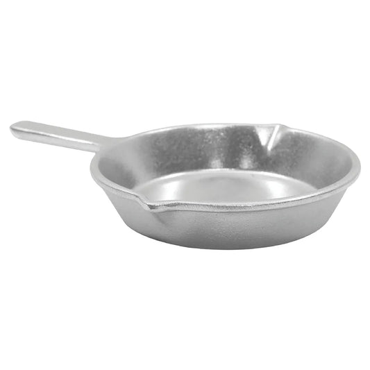 Solutions Kitchen 6 1/8" Aluminum Frying Pan w/ Solid Metal Handle