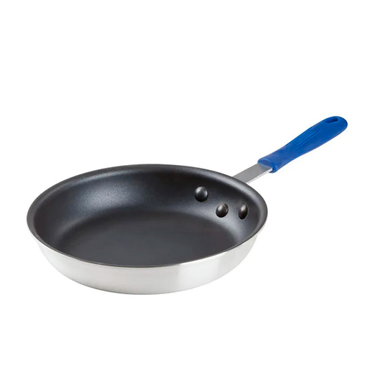 Solutions Kitchen 10" Non-Stick Aluminum Frying Pan w/ Solid Silicone Handle