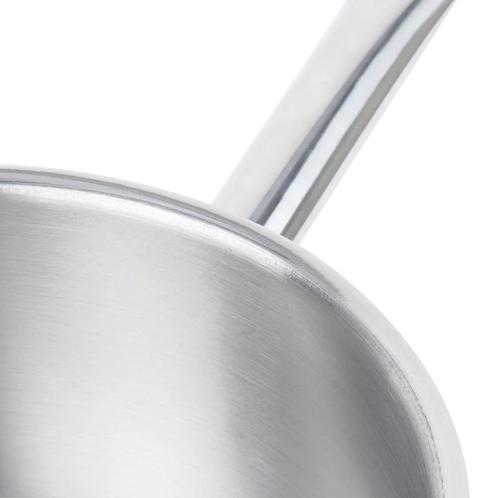 Solutions Kitchen 2 3/4 qt Stainless Steel Saucepan w/ Hollow Metal Handle - Induction Ready