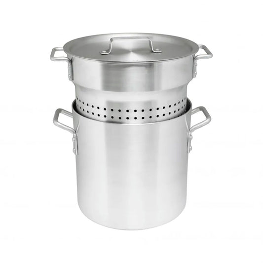 Solutions Kitchen 3 Piece 12 qt Pasta Cooker - Aluminum