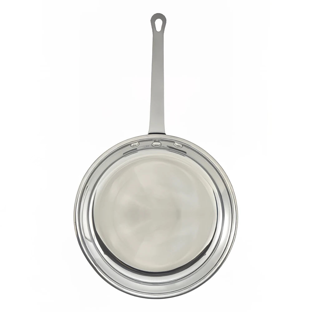 Solutions Kitchen 8" Aluminum Frying Pan w/ Solid Metal Handle