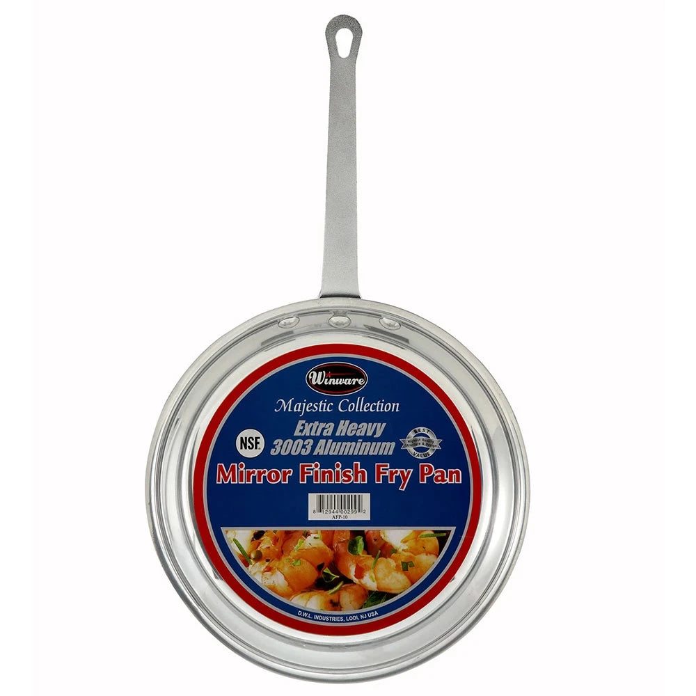 Solutions Kitchen 8" Aluminum Frying Pan w/ Solid Metal Handle