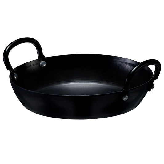 Solutions Kitchen 7 13/16" Carbon Steel Frying Pan w/ (2) Riveted Handles