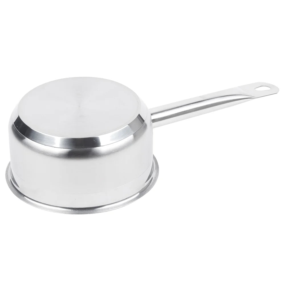 Solutions Kitchen 1 qt Stainless Steel Saucepan w/ Hollow Metal Handle - Induction ready